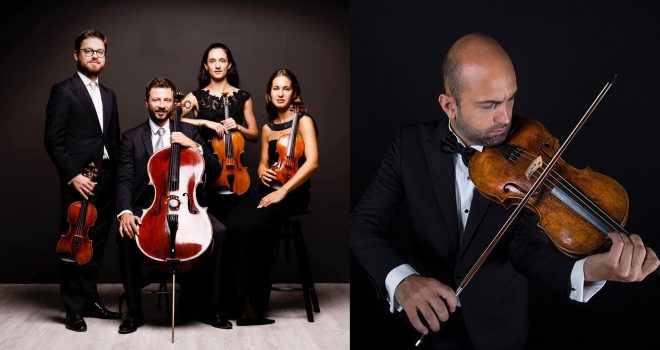 5 febbraio 2020 > Quartetto Adorno con Simone Gramaglia